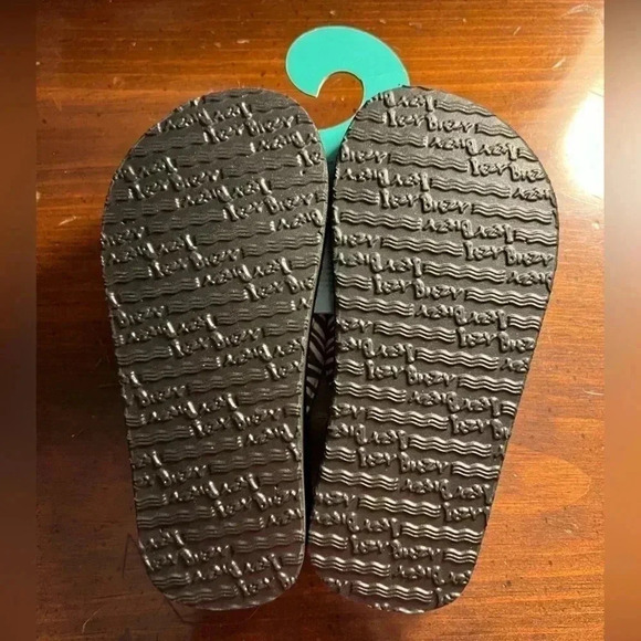 Toddler Size 9 Zebra Itzy Bitzy Flip-Flops - Picture 6 of 6